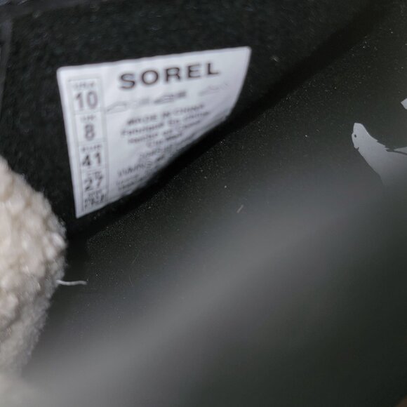 NEW Sorel Hi Line Hiker Cozy Boots Womens 10 Suede Outdoors Shearling Winter - Picture 8 of 9
